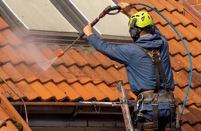 Démoussage et hydrofuge de toiture à Valignat